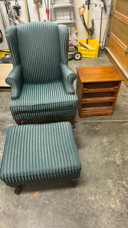 Free chair, footstool, and end table 1