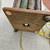 Vintage faux leather books gilded table lamp 10 thumbnail