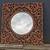 *- Vintage Morrocan Style Pierced Wood Ornamental Mirror -* 3 thumbnail