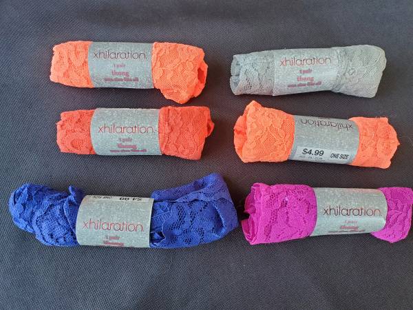 6 pairs of Women’s  Lace Thongs One Size fits All New with Tags - $6 (Tacoma)63471421171587120