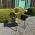 Custom Metal Fabricated Art Chair - Rolled Metal Arms - Over 100lbs 2 thumbnail
