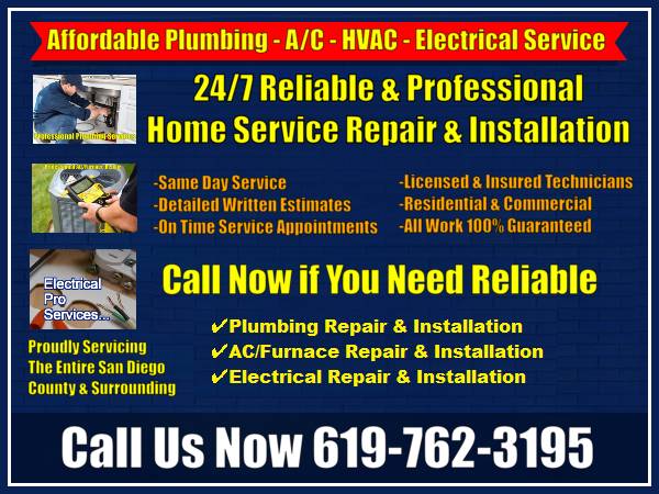 👉RELIABLE | PLUMBING | AIR CONDITIONING | REPAIR & INSTALLATION $SAVE 1