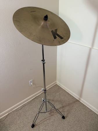 Zildjian 20" K Crash Ride + Tama Straight Stand 1