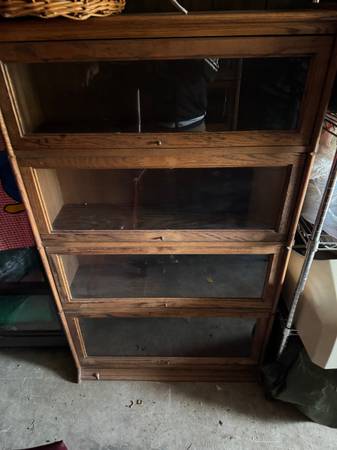 Barrister Cabinet Glass Bookshelf Lawyer Bookcase barrister’s shelf 1