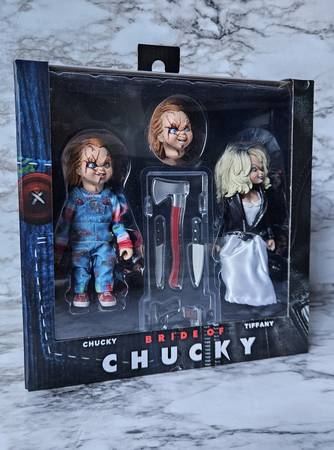 NECA - Bride of Chucky Tiffany & Chucky Clothed Action Figure 2Pk 1