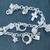 925 Sterling Silver charms bracelet; $15 3 thumbnail