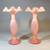 Pair of Antique Pink Opaline Vases, French 1 thumbnail