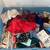 Large box of vintage/ antique Sewing supplies…. Fabric, binding, etc.. 4 thumbnail