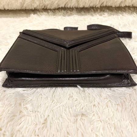 Extermely Rare YSL Opium Lizzard Skin Shoulder Bag $3900