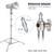 2 pcs light stand kit used for studio softbox, monolight, reflectors 6 thumbnail