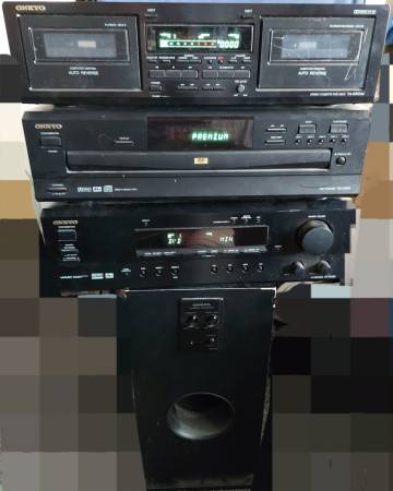 * * * 4 Piece ONKYO Home Stereo System * * * 1