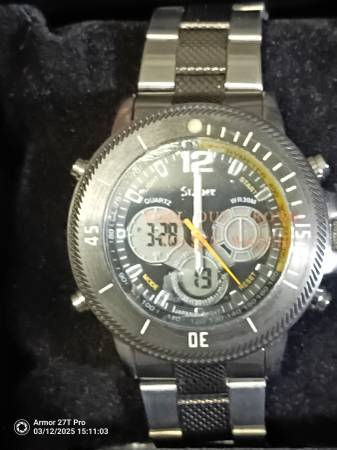 NEW Stauer Colosus dual display wrist watch 1