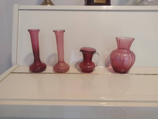 Cranberry / Ruby Glass, 6 pieces - $45 (Pensacola)62904079238529120