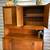 1960s Mid Century 2 Piece Hutch China Cabinet 8 thumbnail