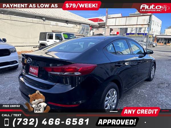 2018 Hyundai Elantra SESedan 6A 6 A 6-A US - $500 (Todos los precios anunciados son PAGOS INICIALES)63614632564227124