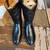 Vintage American West Black Roper Boots 11 D Leather NEW!! 1 thumbnail