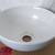 Small White Ceramic Vanity Vessel Sink 5 thumbnail