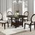 **Round Dining Table~Wood and Glass Dining Room Tables and Chairs*** 8 thumbnail