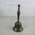 Solid Brass Vintage Handheld Dinner Bell 8 1/2" Tall 1 thumbnail