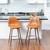 BLACK FRIDAY SALE! Homy Casa·Charlton 26"Counter Bar Stools 2PC Brown 2 thumbnail