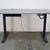 Grey Wood Top Adjustable Standing Desk w/ Black Base 2 thumbnail