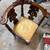 Gorgeous hand carved antique triangular chair. 3 thumbnail