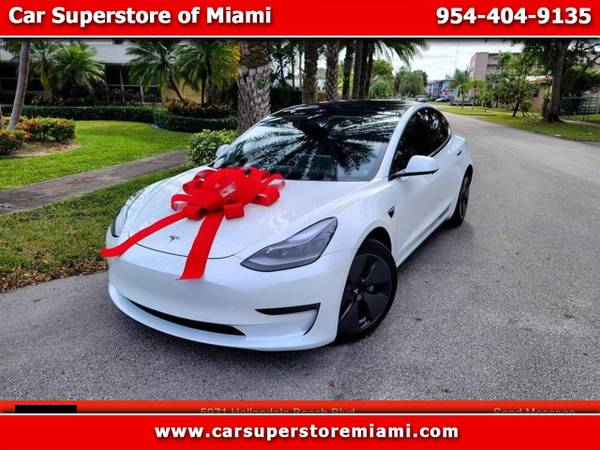2021 Tesla Model 3 Standard Range Plus Sedan 4D - $18,995 (5971 W Hallandale Beach Blvd, West Park)63479628389251120