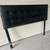 Black leather, tufted queen, size headboard 2 thumbnail