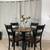 Double Drop-Leaf Kitchen Dining Table & 4 Chairs SPACE SAVER! 1 thumbnail