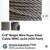 Over 400’ used steel boat dock anchor cable 3 thumbnail