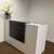 Modern White & Gray Reception Desk –– $175 OR BEST OFFER!!! 3 thumbnail