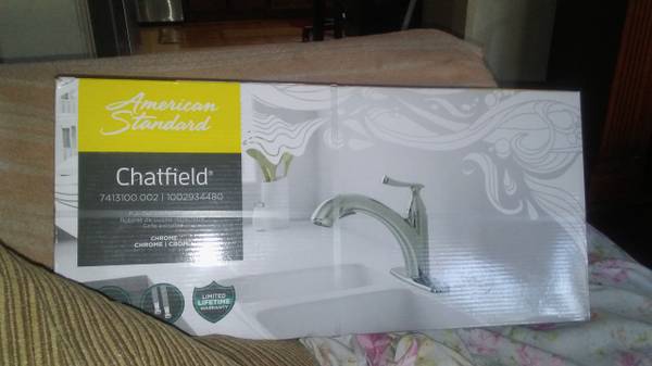 American standard chatfield pull-out kitchen faucet in chrome finish 1