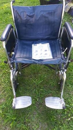 Medline Excel Extra Wide Wheel Chair 1