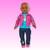 My Life As Survivor Doll Play Set, 9 Pcs. 18". Brown Eyes & Dark Skin 1 thumbnail