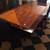 Beautiful Ello custom burled wood dining table and dining chairs 2 thumbnail