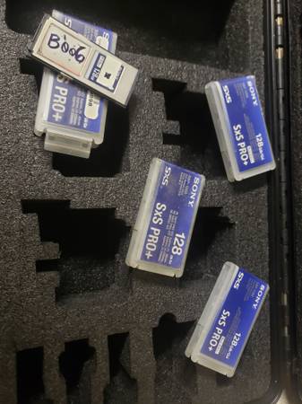 Sony 128GB SxS PRO+ memory cards 1