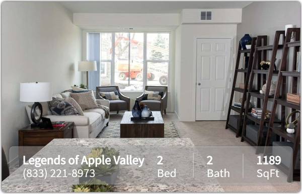 $1,714 / 2 habitaciones - 1189 pies cuadrados: ¡Excelente espacio para ti! ¡Habitación de 2 dormitorios / 2 baños asequible en alquiler! ¡1189 pies cuadrados! (Apple Valley)63868700420097121
