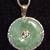 925 silver necklace with jade pendant 5 thumbnail