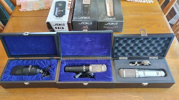 (2) ADK Condenser Microphones Left 1