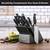 NEW Master Maison 19-Piece Kitchen Knife Set with Wooden Block and Kni 3 thumbnail