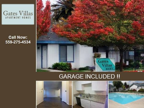 $2,025 / 3br - 1136ft2 - 3Bed/2Gated Community,Free Garage🔷St. Steel Appliances,Pool (Figarden Loop North of Shaw Ave)64008333302017120