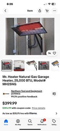 Natural Gas heater 1