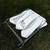 Like New Three Section Folding Hamper with Wheels 7 thumbnail