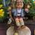 Hummel Figurine #676 & #677 Apple Tree Girl/Boy Candle stick holders 3 thumbnail