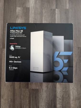 Linksys AXE8400 Mesh Network 3 Nodes 1