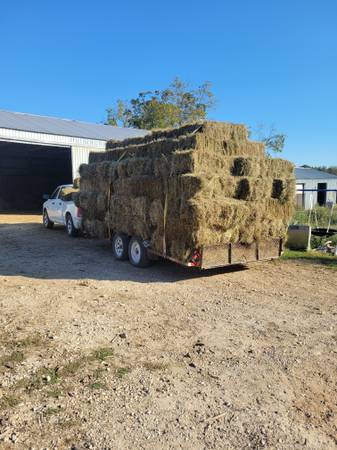 2nd cutting hay,  square bales 1