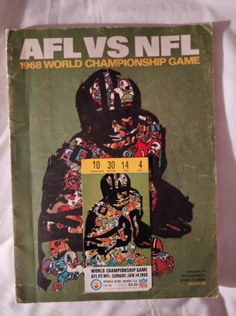 Rare Super Bowl Program 🏈 1