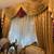Custom Jacquard Drapes – 3 Full Sets + 1 Smaller Panel 1 thumbnail