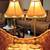 Pair of 29in Metal lamps 1 thumbnail