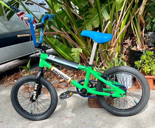 SE RACING MINI BRONCO ALEACIÓN 16" BMX PIT BIKE PERSONALIZADA VERDE - $140 (novato)63471437165955124